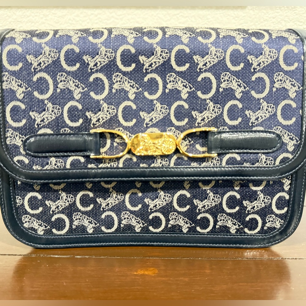 Vintage Celine C Macadam Shoulder bag